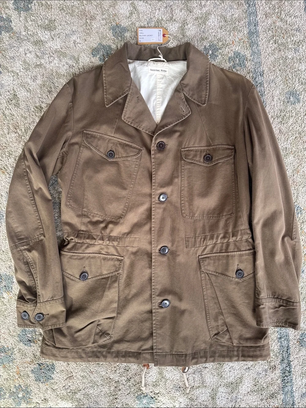 Universal Works Twill Military Jacket Olive M